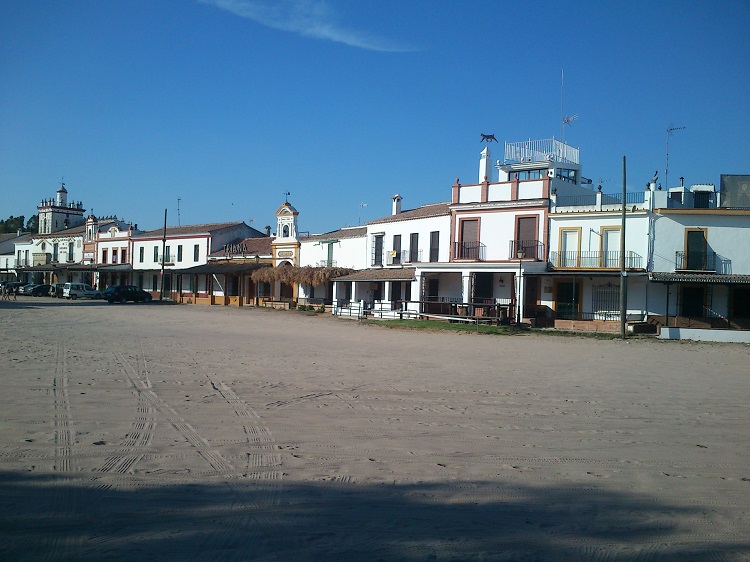 El Rocio, gelegen nabij het Doñana Nationaal Park