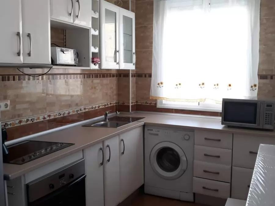 Keuken van het Dakapartement in het witte andalusische dorp van Algodonales